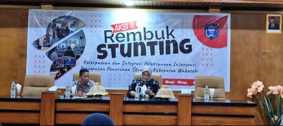 Komitmen Tekan Stunting Pemkab Wakatobi Gelar Rembuk Stunting 2023