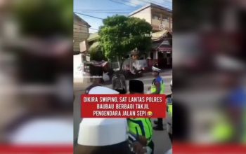 Kocak Polantas di Baubau Niat Berbagi Takjil, Jalanan Mendadak Sepi Gegara Disangka Ada Razia Kendaraan