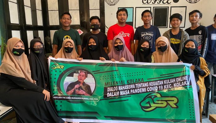 Milenial ASR Kolaka Gelar Diskusi Bersama Mahasiswa Terkait Kuliah Daring