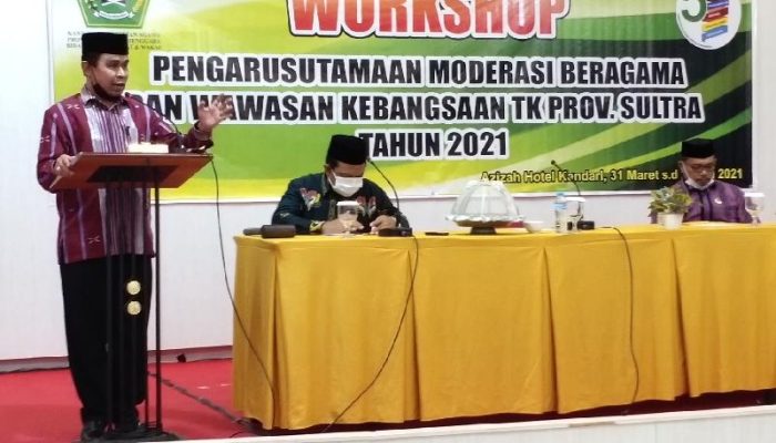 Kakanwil Kemenag Sultra Ajak Penyuluh Bumikan Moderasi Beragama