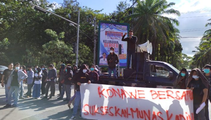 Berdampak Positif Untuk Daerah, AMK Bersatu Gelar Aksi Dukung Munas Kadin di Kendari