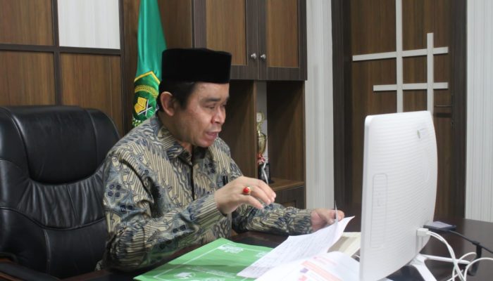 Kemenag Sultra Sosialisasikan Prokes Penyelenggaraan Shalat IdulAdha dan Qurban 1442 H