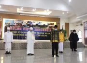 Untuk Korban COVID-19, Kakanwil Kemenag Sultra dan Tokoh Agama ikut Hening Cipta Indonesia