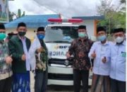 Disaksikan Kakanwil kemenag,  NU Care-LAZISNU Serahkan Bantuan Ambulance ke Lazisnu Konawe