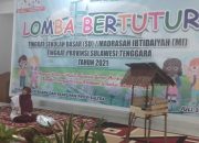 Berikut Nama-Nama Juara Hasil Lomba Bertutur Siswa SD/MI Tingkat Provinsi Sultra