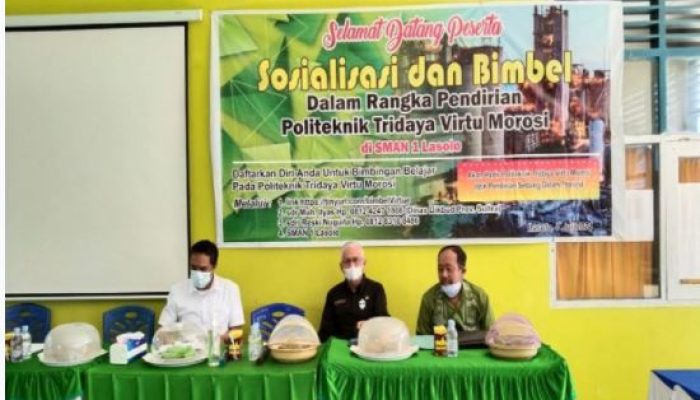 Pendirian Politeknik Tridaya Virtu Morosi Sultra tahap sosialisasi