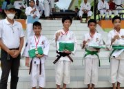 Peringati HUT ke-21, Perkemi Dojo SMA 7 Kendari Gelar Kejurdo