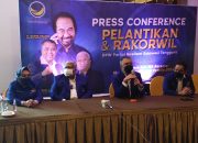 Ali Mazi Dikukuhkan Menjadi Ketua DPW Nasdem Sultra 2021-2026