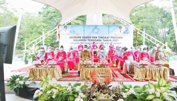 Ikuti Jambore Provinsi, Wali Kota Ajak Kader PKK Kendari Bersinergi Bangun Daerah