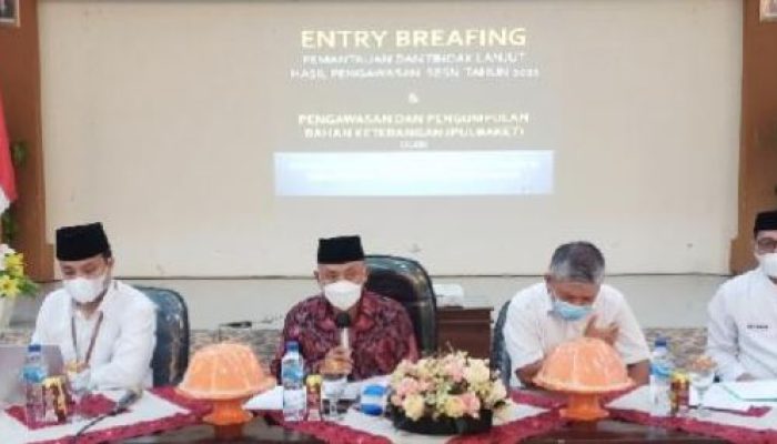 Percepat Pembangunan Asrama Haji Sultra, Irjen Kemenag RI Pantau Pengawasan SBSN Tahun 2021