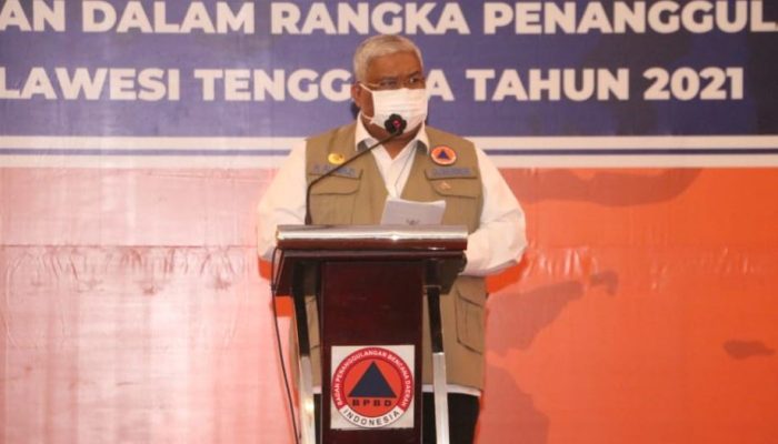 IRBI Sultra Tinggi, Gubernur Ali Mazi Paparkan Kebijakan Langkah Mitigasi Bencana