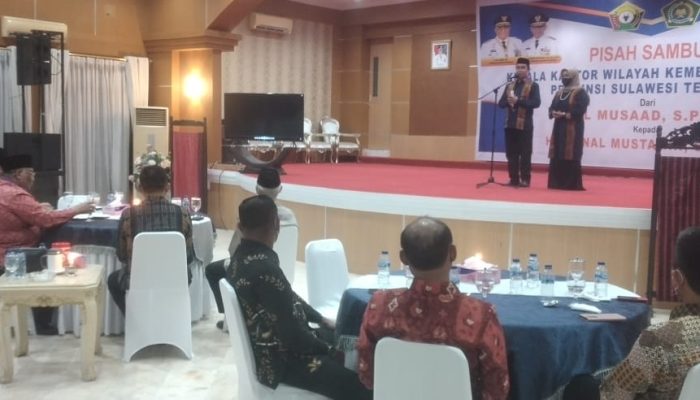 Pisah Sambut Kakanwil Kemenag Sultra, Berikut Pesan Fesal Musaad Kepada Zainal Mustamin