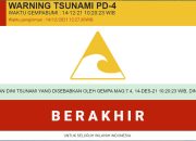 Peringatan Dini Tsunami Pasca Gempa Flores Berakhir, Warga Diminta Tetap Waspada