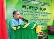 Kunker di Sultra, Direktur KSKK Hadiri Workshop Pembelajaran Digital di MAN 1 Kendari