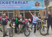 Setelah Menempuh Perjalanan 12.000 Km, Tim Rider JKW-PWI Tiba di Bumi Anoa