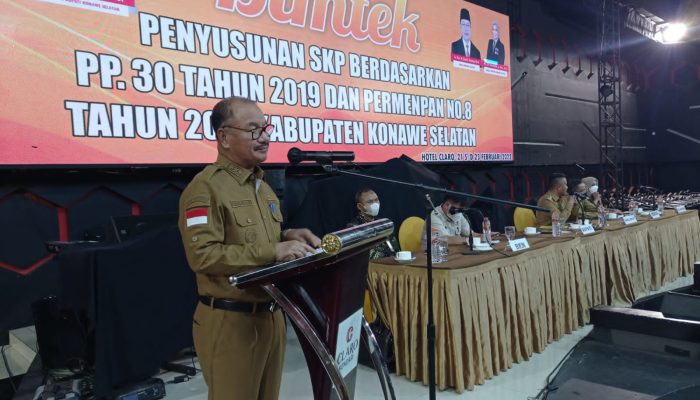 BKPSDM Konsel Gelar Bimtek Penyusunan SKP