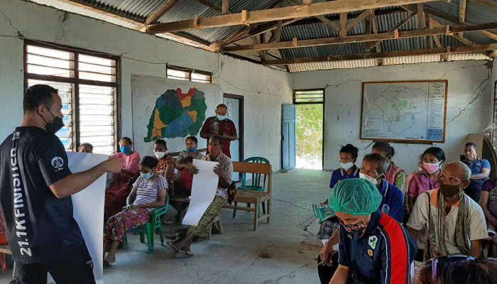 Potret Kegembiraan Warga Desa Kasetnana NTT Jelang Kedatangan Presiden Jokowi