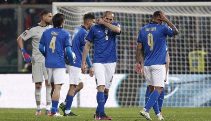 Kalah dari Macedonia Utara, Italia Tidak Lolos Piala Dunia 2022