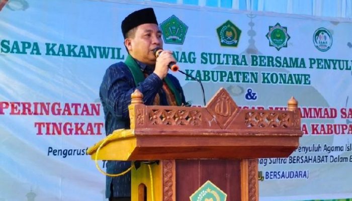 Kakanwil Ajak Penyuluh di Konawe Bumikan Gerakan Kemenag Sultra Bersahabat