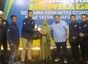 Giat Amal Ramadhan, IMI Sultra Santuni Keluarga Almarhum Kuntet dan Berbagi kepada Anak yatim