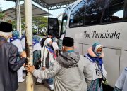 Calon Haji Sultra Tergabung Kloter 6 UPG Tiba di Asrama Sudiang Makassar