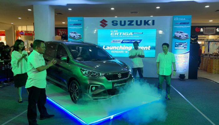 Peluncuran di Jakarta Sukses, Suzuki All New Ertiga Hibrid Resmi Mengaspal di Sultra