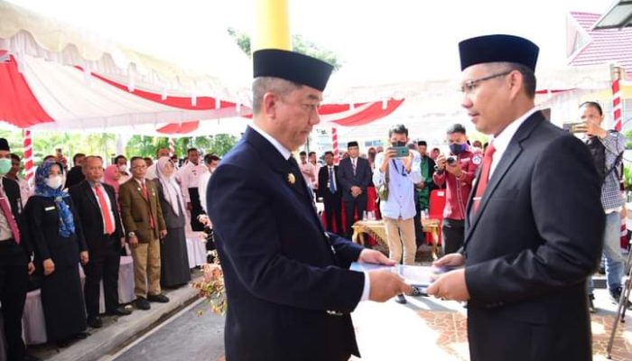 Wali Kota Lantik Ridwansyah Taridala Senagai Sekda Kendari