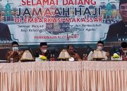 Rombongan Kedua Jamaah Calon Haji Sultra Memasuki Asrama Sudiang Embarkasi Makassar