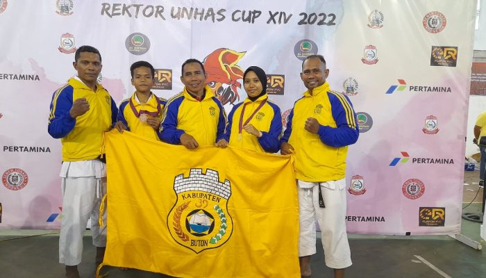 Kejuaraan Kempo Rektor Unhas Cup 2022, Atlet Perkemi Buton Raih Dua Medali