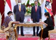 Presiden Jokowi dan Raja Mswati III Saksikan MoU Kerja sama Ekonomi