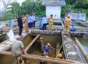 Wali Kota Kendari Tinjau Pemasangan Pompa baru PDAM di Intake Pohara