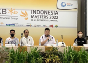 Turnamen Bulu Tangkis Indonesia Masters 2022 Diikuti 259 Pemain