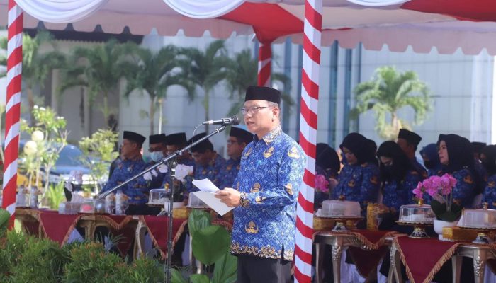 Pemprov Sultra Gelar Upacara Peringatan Hari KORPRI ke-51 tahun 2022