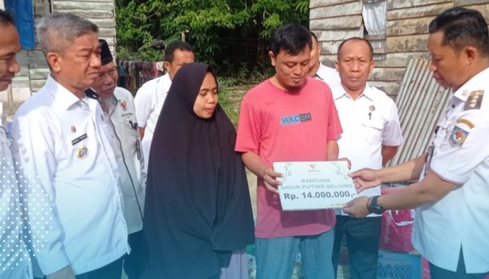 Korban Angin Puting Beliung di Anggoeya Dapat Bantuan dari Pemkot Kendari