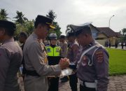 14 Personel Berprestasi Dapat Piagam Penghargaan dari Kapolres Konsel