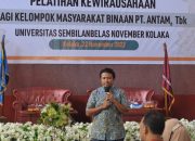 Gandeng USN Kolaka, PT Antam Tingkatkan Kapasitas Mitra Binaan Penerima Dana PK