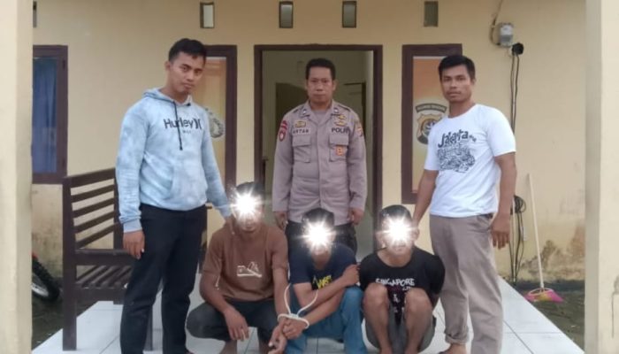 Diduga Curi Besi Milik PLTU PT. DSSP Power Kota Kendari, Tiga Pelaku Diamankan Polisi