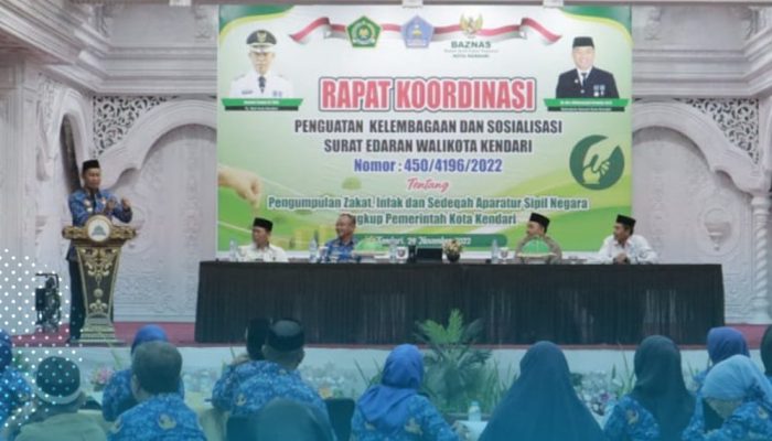 Pemkot Kendari Bersama Baznas Sosialisasikan Surat Edaran Pengumpulan ZIS ASN