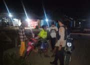 Cegah Gangguan Kamtibmas, Polsek Buke Rutin Lakukan Patroli Malam