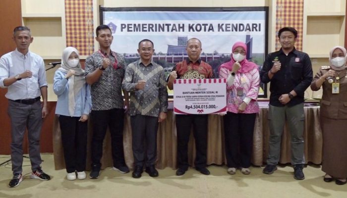 Pemerintah Kota Kendari Dapat Dana Hibah dari Kemensos RI