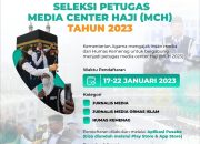 Kementerian Agama Buka Lowongan Petugas Media Center Haji 2023
