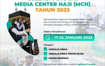 Lowongan Petugas Media Center Haji