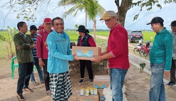 Pemkab Kolaka Beri Bantuan Pestisida kepada Kelompok Tani di Samaturu Dapat