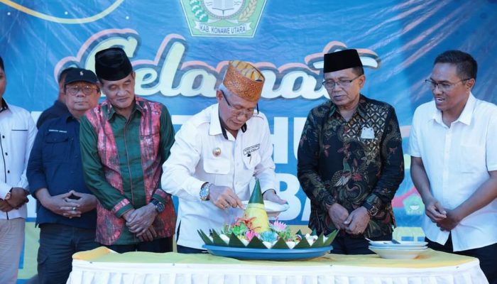 Wagub Sultra Hadiri Reuni Akbar dan HUT SMAN 1 Lembo