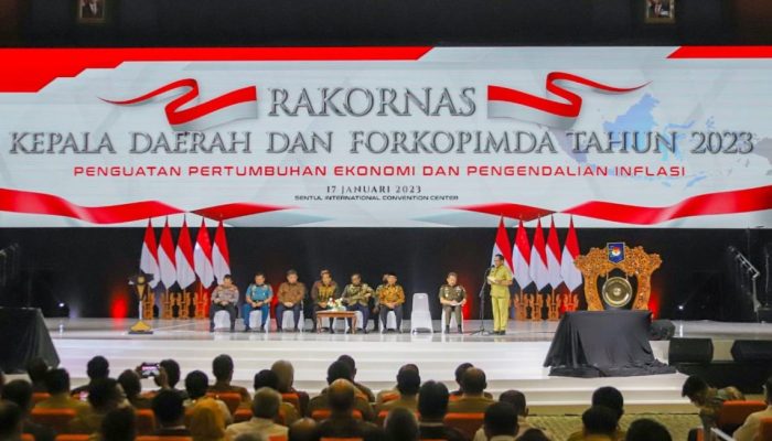 Pj Wali Kota Kendari  Ikut Rakornas Kepala Daerah dan Forkopimda di Jakarta