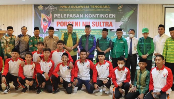 Sekprov Sultra Lepas Kontingen PW NU Sultra Berlaga di Porseni NU di Surakarta