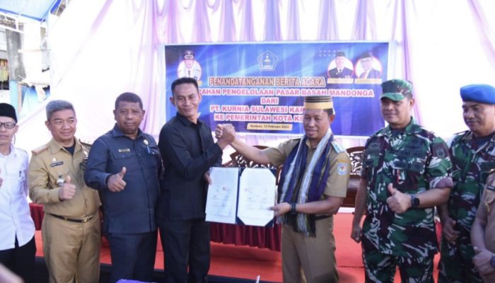 Pengelolaan Pasar Basah Mandonga Diambil Alih, Pemerintah Kota Kendari Gratiskan Sewa Lapak Selama 3 Bulan