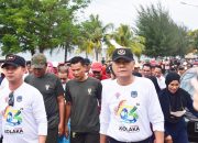 Meriahkan HUT Kabupaten Kolaka ke-63, Ribuan Masyarakat Antusias Ikut Jalan Santai