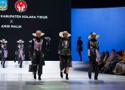 Motiv Wulele Sorume Koltim Menggema di Indonesia Fashion Week 2023