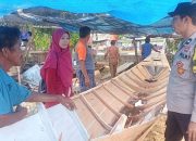 Cuaca Buruk, Bhabinkamtibmas Polsek Kolaka Imbau Nelayan untuk Tidak Melaut